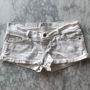 Abercrombie low rise shorts - size 0 w25